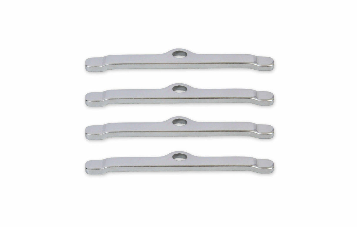 Mr. Gasket valve cover clamps, long style, chrome steel 9817