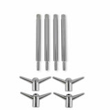 Mr. Gasket valve cover Y wing bolts 1/4 20 x 5/8 inch chr... Chevy chrome 9824