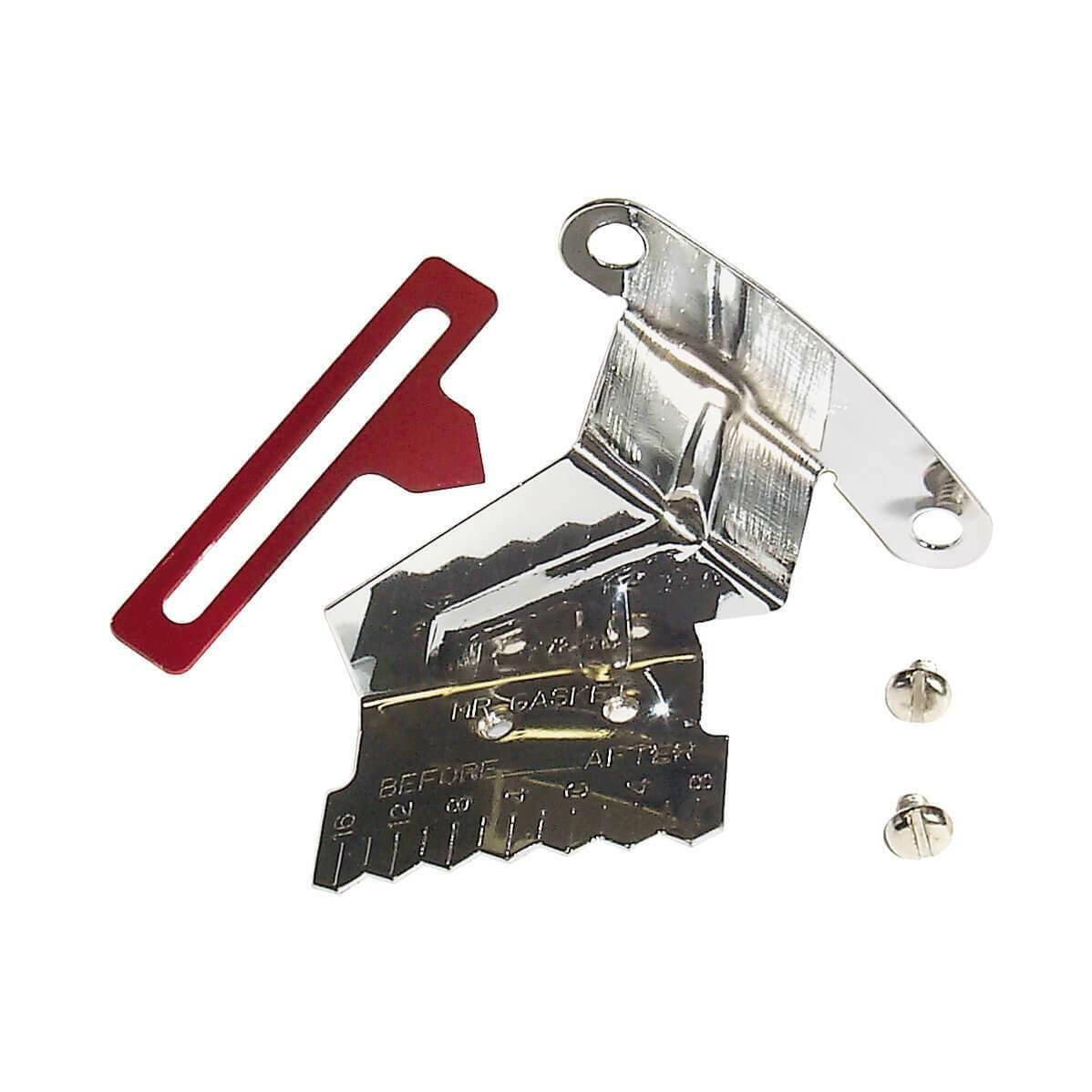 Mr. Gasket adjustable timing tab chrome Chevy steel 4599