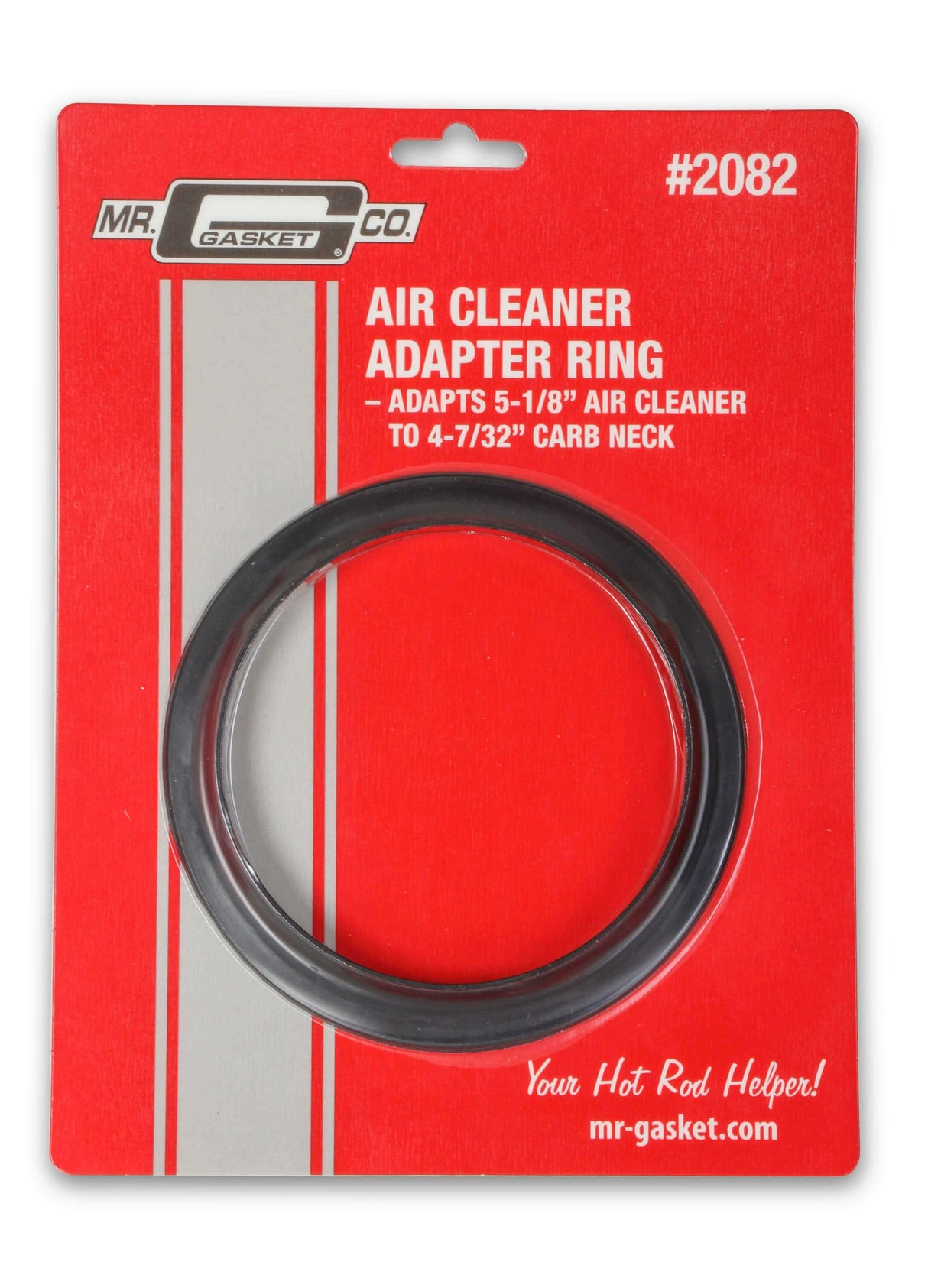 Mr. Gasket air cleaner adapter carburetor black