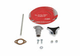 Mr. Gasket air cleaner low mount chrome steel 4338