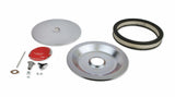 Mr. Gasket air cleaner low mount chrome steel 4338