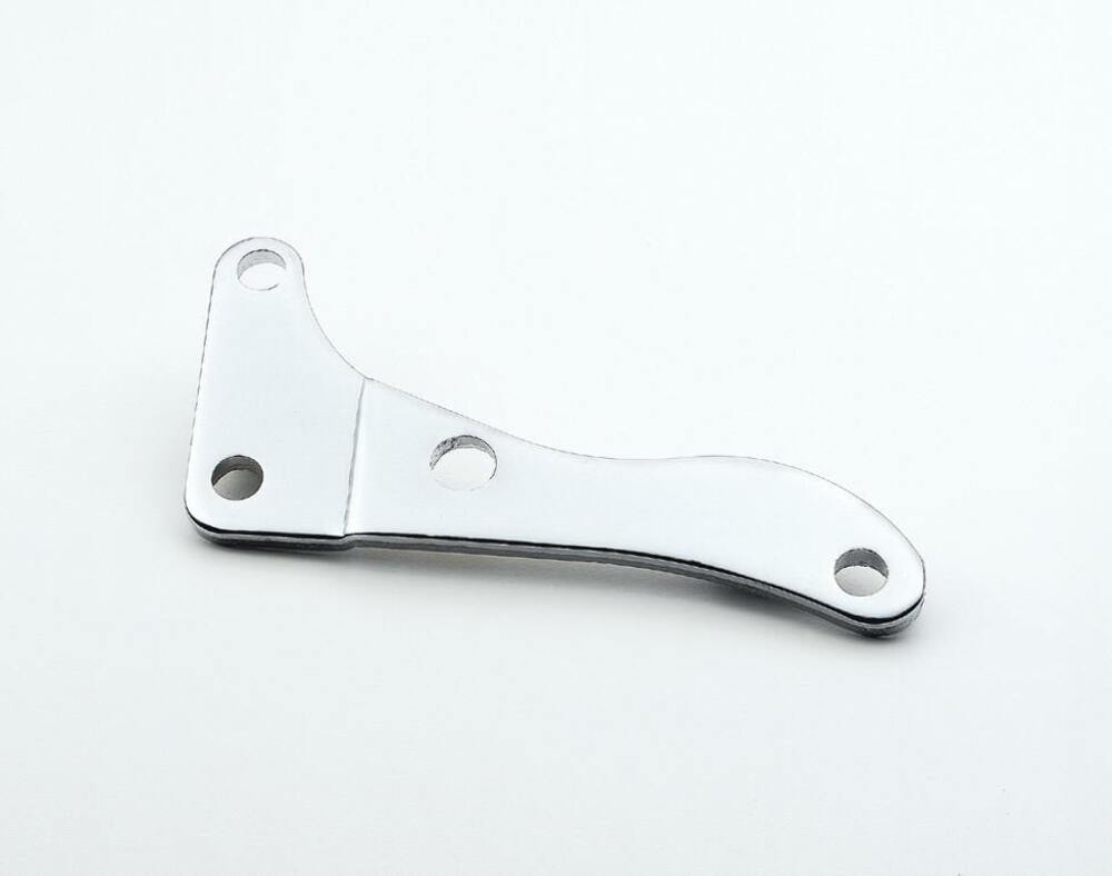 Mr. Gasket alternator bracket lower chrome Chevy polished steel 4954