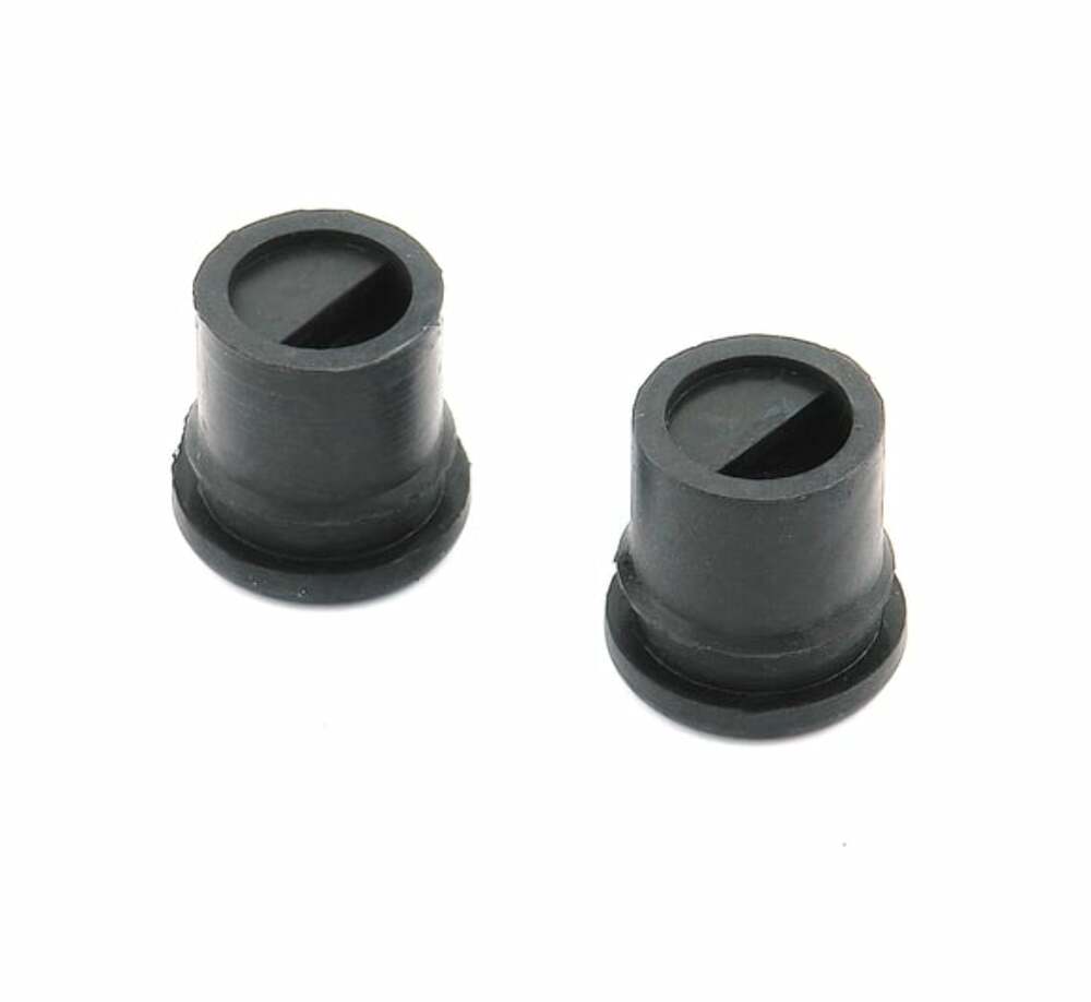 Mr. Gasket baffled breather grommets black rubber 5425