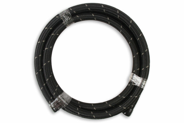 Mr. Gasket black nylon braided hose 10 AN 6 feet rubber 840610