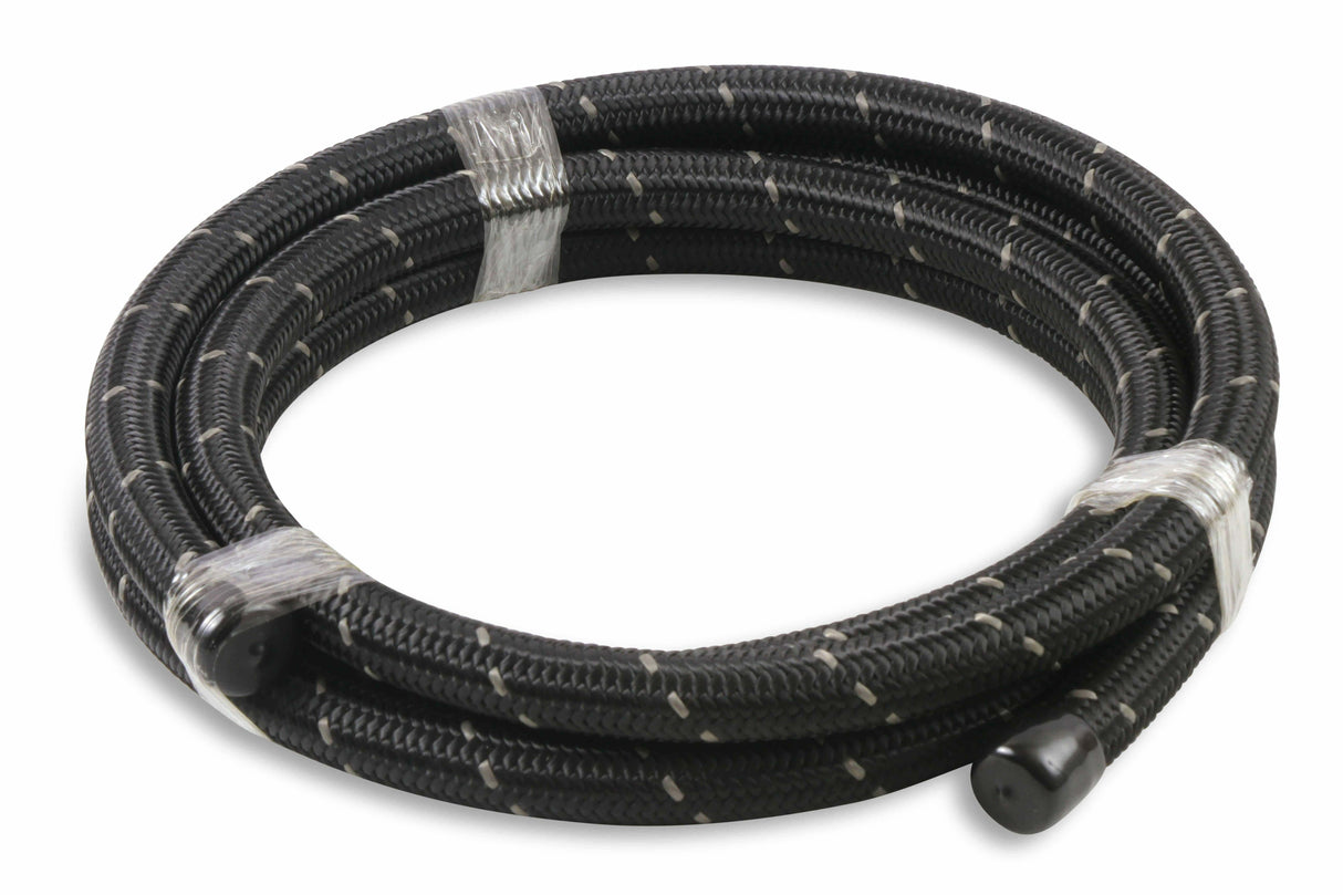 Mr. Gasket black nylon braided hose 10 AN 6 feet rubber 840610