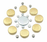 Mr. Gasket brass freeze plug kit Chevy 6481
