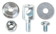 Mr. Gasket carburetor linkage bushing pivot aluminum/steel 1/4 inch diameter 1512