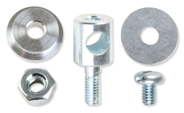 Mr. Gasket carburetor linkage bushing pivot aluminum/steel 1/4 inch diameter 1512