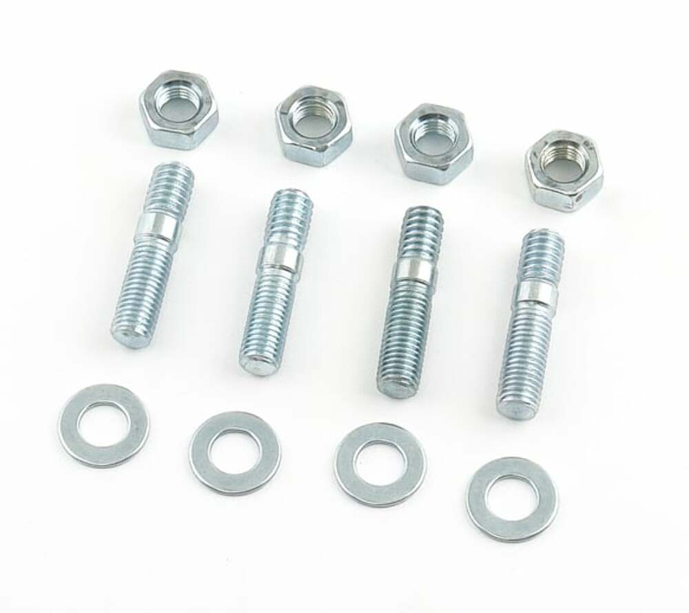 Mr. Gasket carburetor studs 59 zinc aluminum steel 2493