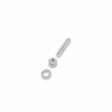 Mr. Gasket carburetor studs 59 zinc aluminum steel 2493