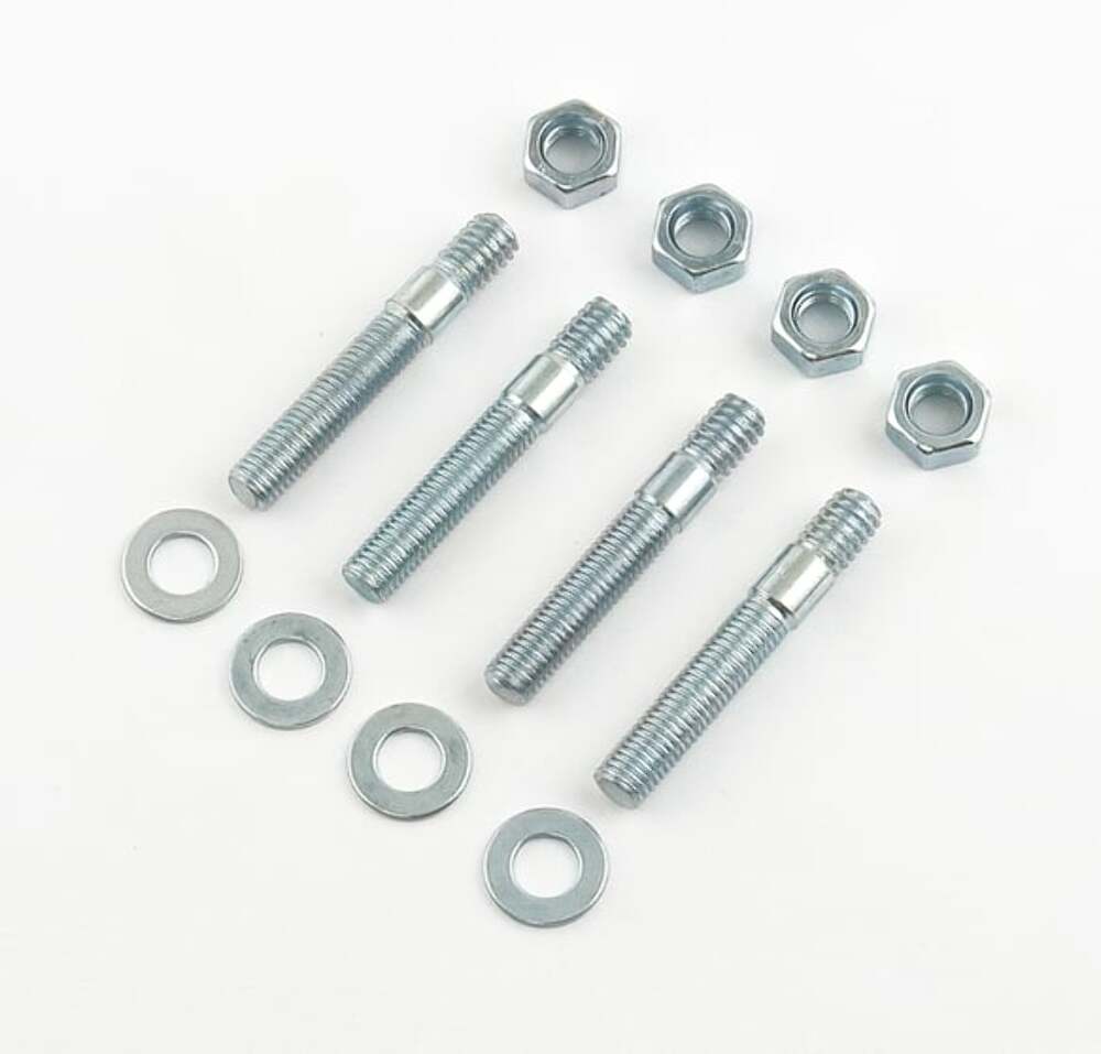 Mr. Gasket carburetor studs 61 zinc aluminum steel 2493