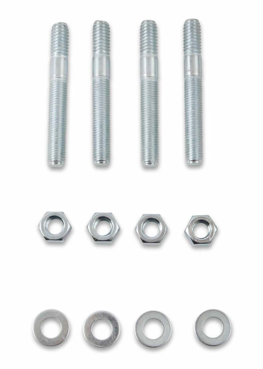 Mr. Gasket carburetor studs 62 zinc aluminum steel 2493