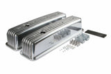 t Mr. Gasket Cast Aluminum Ball Milled Center Bolt Valve Covers - Polished - 6856G Mr. Gasket
