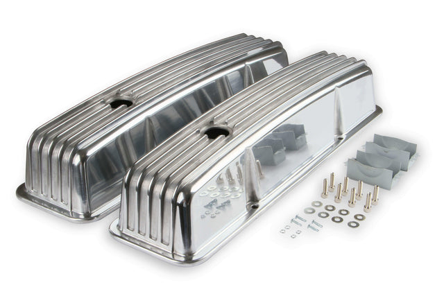 t Mr. Gasket Cast Aluminum Finned Valve Covers - Polished - 6855G Mr. Gasket