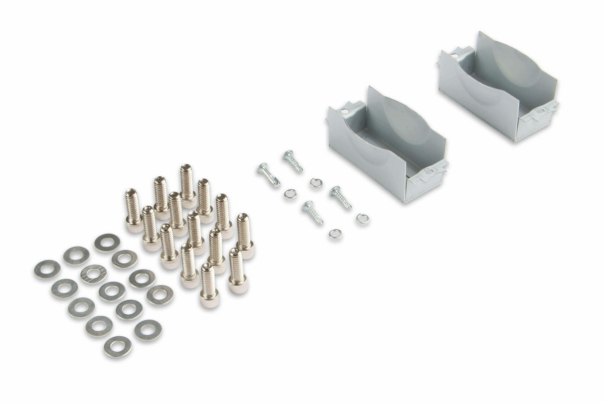 Mr. Gasket cast aluminum tall valve covers polished BBC Chevy 6859G