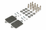 Mr. Gasket cast aluminum tall valve covers polished Ford 6873G