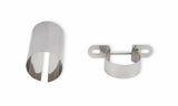 Mr. Gasket chrome coil holder bracket with bolt horizontal mount steel 9777