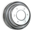 Mr. Gasket chrome crankshaft pulley double groove 8830MRG Ford black steel 2493
