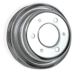 Mr. Gasket chrome crankshaft pulley double groove 8830MRG Ford black steel 2493