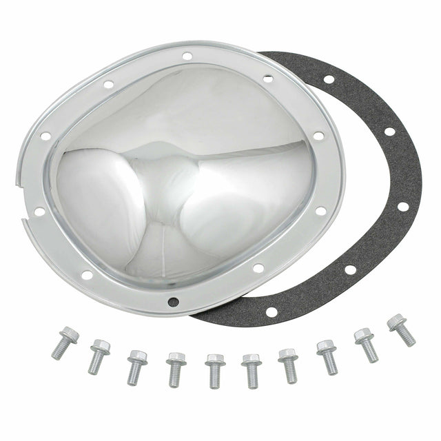 Mr. Gasket chrome differential cover LS engine Chevy steel 9896