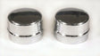 Mr. Gasket chrome dust caps Ford Chevy steel 2485
