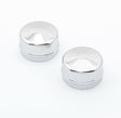 Mr. Gasket chrome dust caps Chevy steel 2486