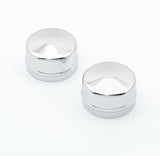 Mr. Gasket chrome dust caps Chevy steel 2486