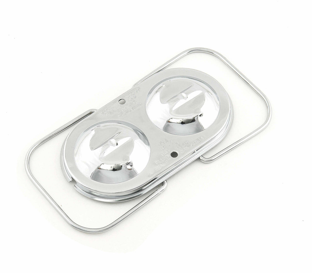 Mr. Gasket chrome master cylinder cover steel 5273