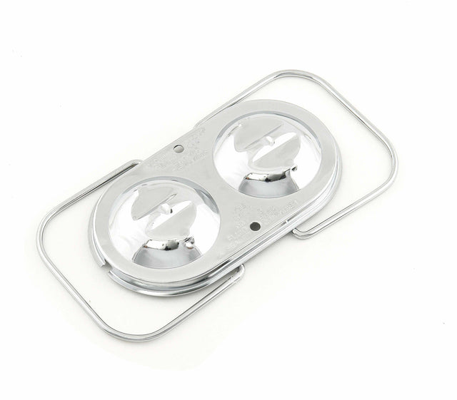 Mr. Gasket chrome master cylinder cover steel 5273