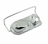 Mr. Gasket chrome master cylinder cover steel 5274