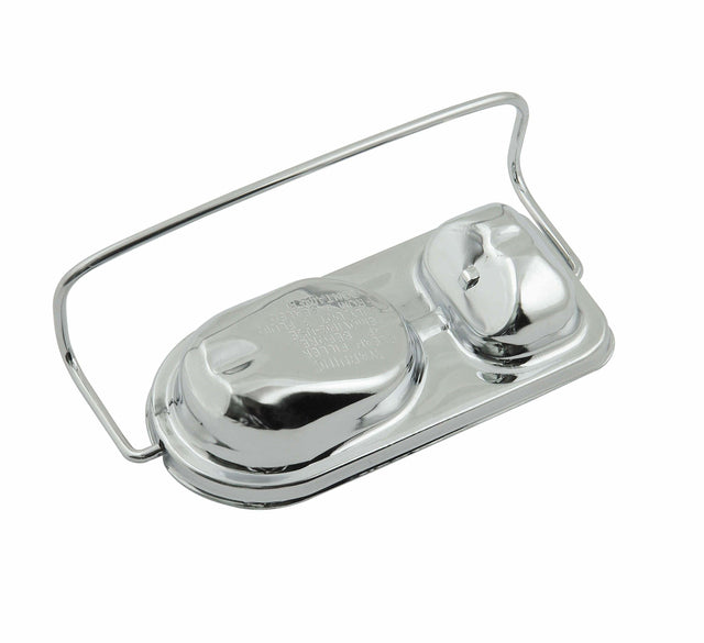 Mr. Gasket chrome master cylinder cover steel 5274