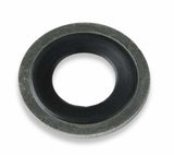 Mr. Gasket chrome oil pan plug 15 Chevy 1/2-20 thread rubber 2493