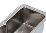 Mr. Gasket chrome tall style valve covers without baffle SBC Chevy steel 9801