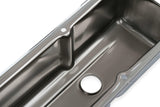 Mr. Gasket chrome tall style valve covers without baffle SBC Chevy steel 9801