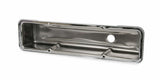 Mr. Gasket chrome tall style valve covers without baffle SBC Chevy steel 9801