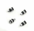 Mr. Gasket chrome tire valve stems shorty with screw on mounting 1957MRG steel 2493