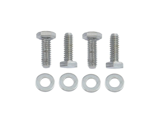 Mr. Gasket chrome valve cover bolts hex head steel 5019