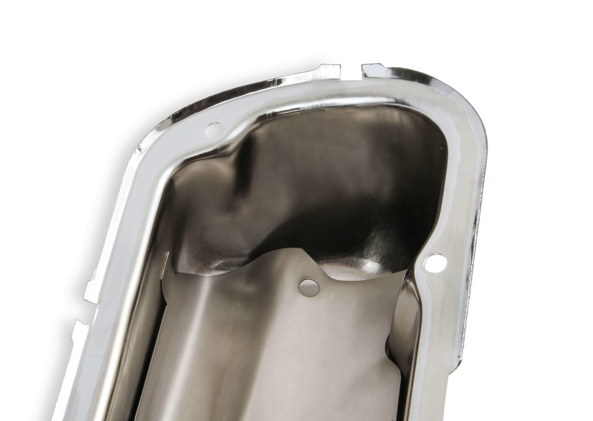 Mr. Gasket chrome valve covers Ford steel 9804