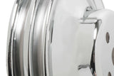 Mr. Gasket chrome water pump pulley double groove Ford black steel 8831
