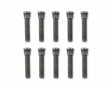Mr. Gasket competition wheel stud set 1/2-20 thread black steel 4311