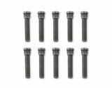 Mr. Gasket competition wheel stud set 1/2-20 thread black steel 4311