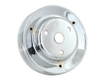 t Mr. Gasket Crankshaft Pulley - Chrome - Triple Groove - 4978 Mr. Gasket
