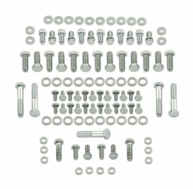 Mr. Gasket deluxe engine bolt kit chrome Chevy 5001