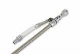 Mr. Gasket engine oil dipstick and tube braided stainless steel Chevy polished aluminum 9705G