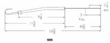Mr. Gasket engine oil dipstick chrome steel 9898