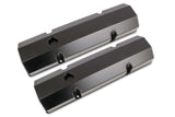 t Mr. Gasket Fabricated Aluminum Valve Covers - Black Finish - 6818BG Mr. Gasket