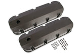Mr. Gasket fabricated aluminum valve covers black finish 6832BG BBC Ford Chevy 2493