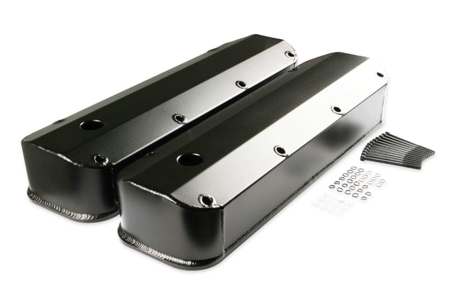 t Mr. Gasket Fabricated Aluminum Valve Covers - Black Finish - 6880BG Mr. Gasket