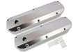 Mr. Gasket fabricated aluminum valve covers silver Ford black 6843G